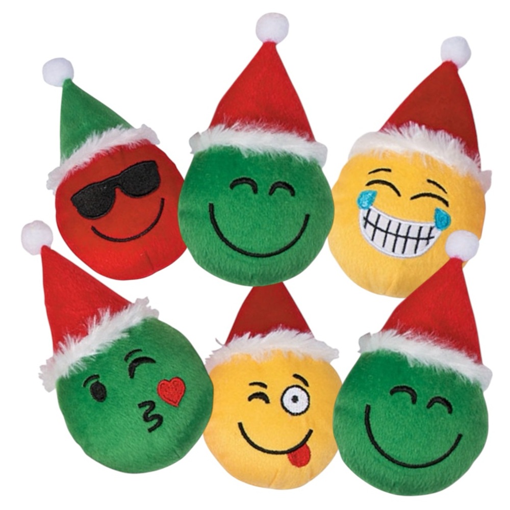 Christmas Stuffed Emojis - 6 Pc